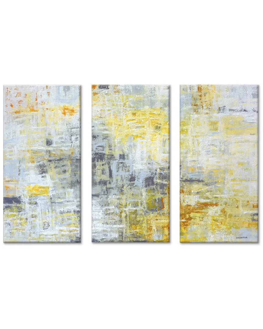 Joy Within 3pc Canvas Wall Art by Norman Wyatt