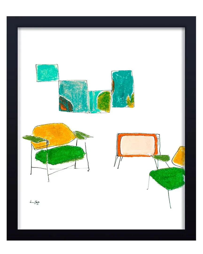 Minimal Leisure Framed Print Wall Art - Black Pine image