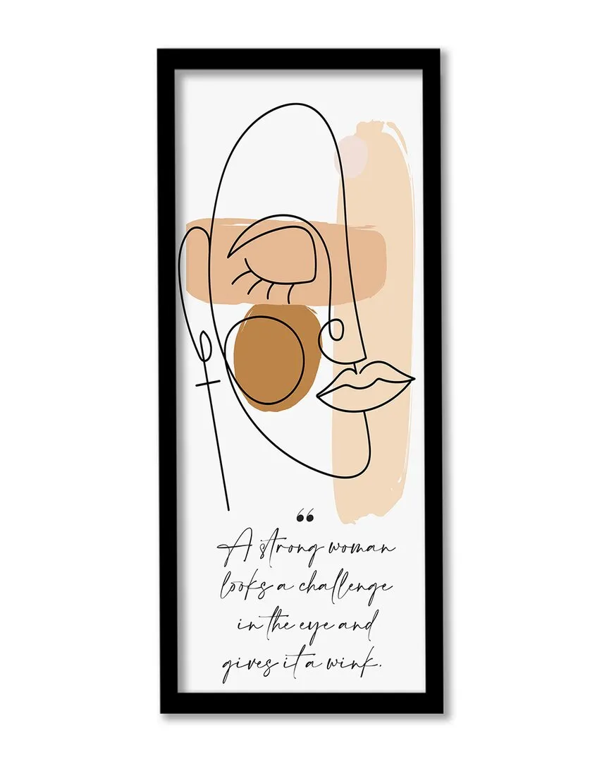 Mur Contour I Framed Print Wall Art by ChiChi Decor - Pine image