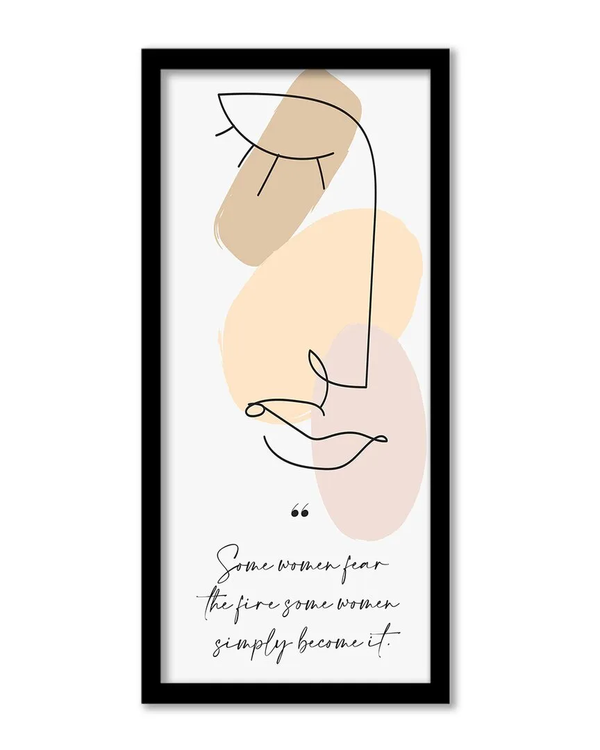 Mur Contour II Framed Print Wall Art by ChiChi Decor - Pine