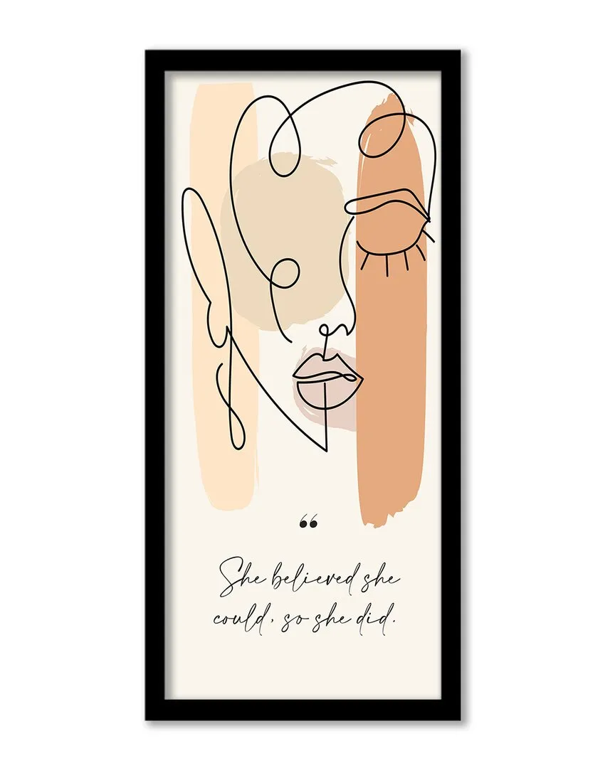 Mur Contour III Framed Print Wall Art by ChiChi Decor - Pine