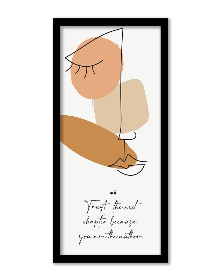 Mur Contour XIII Framed Print Wall Art by ChiChi Decor - Pine