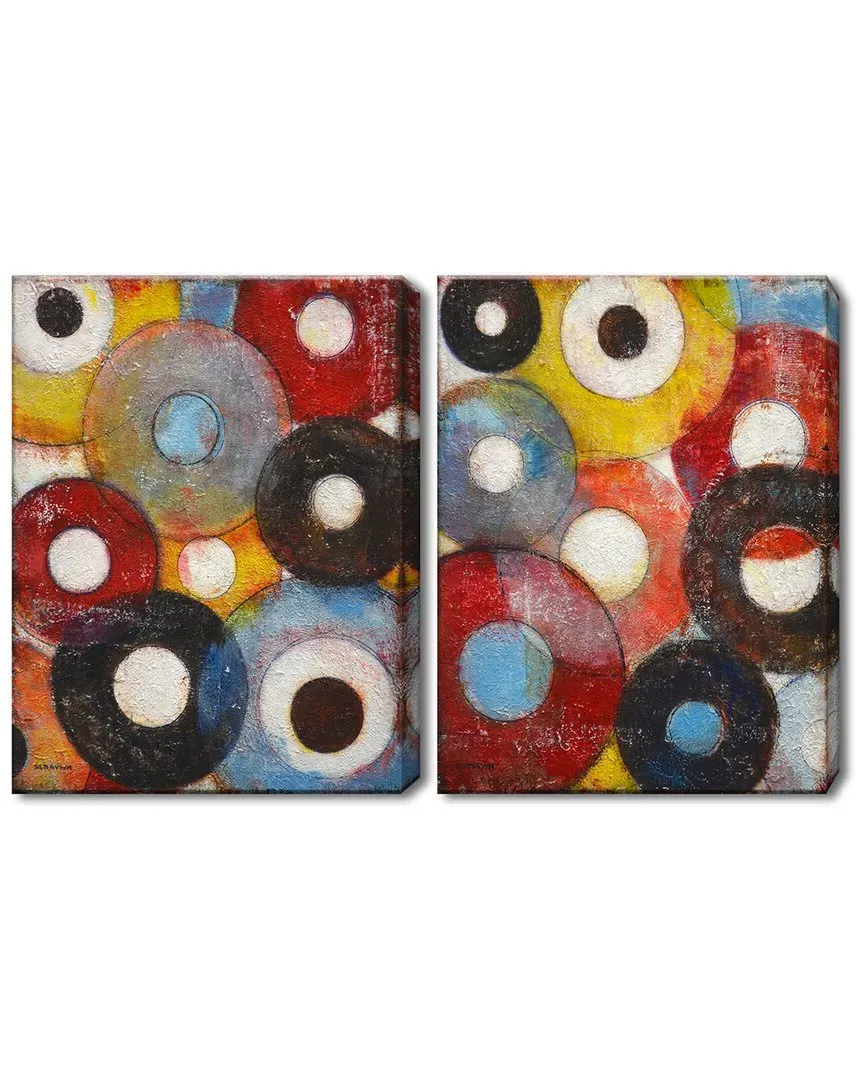 Norman Wyatt Circumstantial I/II 2pc Canvas Wall Art