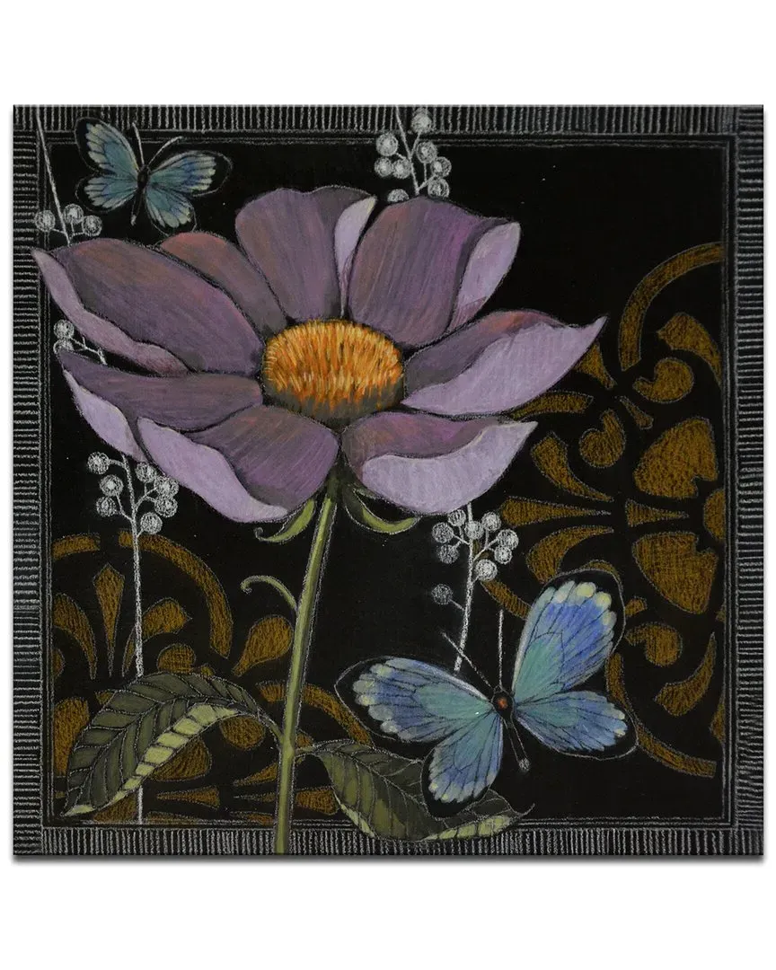 Norman Wyatt Gilt Slate Flora I Canvas Wall Art image