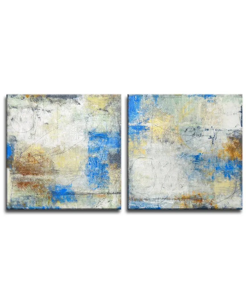 Norman Wyatt Harbor View I/II 2pc Canvas Wall Art