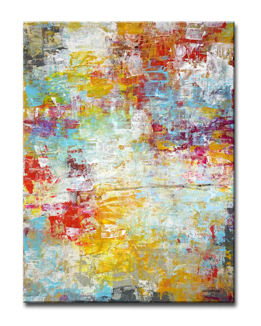 Norman Wyatt Mardi Gras Wrapped Canvas Wall Art