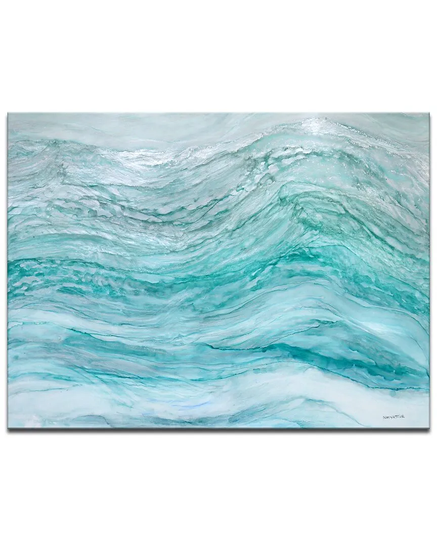 Norman Wyatt Neptunes Fury Wrapped Canvas Wall Art