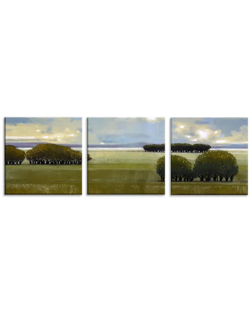 Norman Wyatt Nice Green Wrapped Canvas Wall Art