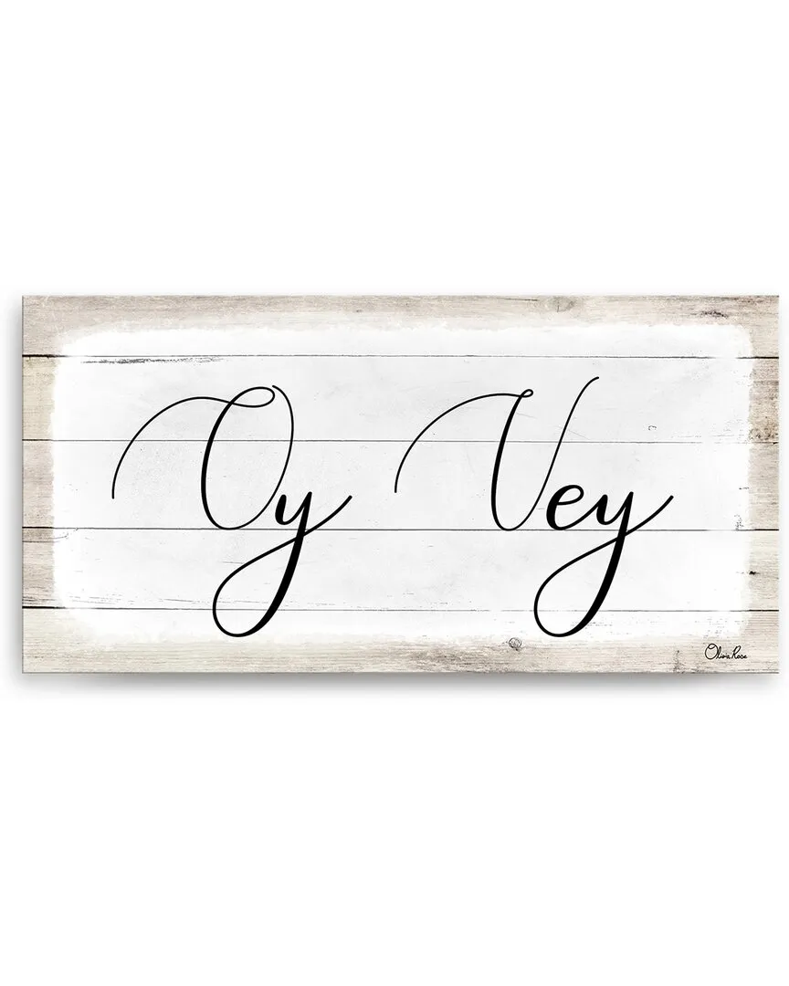 Oy Vey II Canvas Wall Art by Olivia Rose