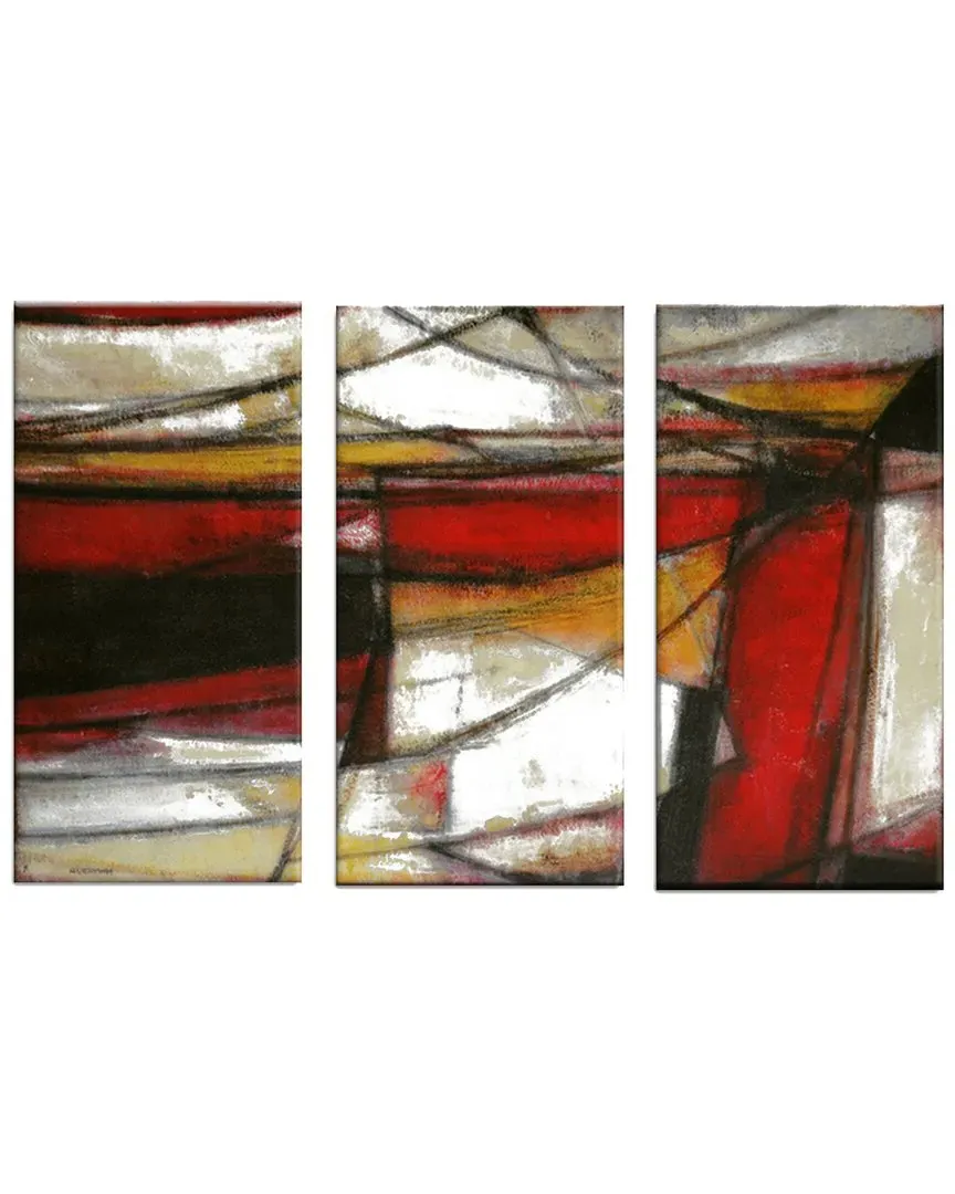 Re-Energized 3pc Canvas Wall Art by Norman Wyatt