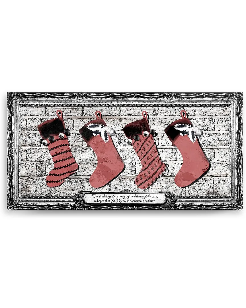 Stockings Canvas Wall Art by Olivia Rose