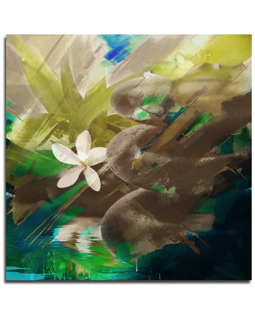 Stone Spa II Wrapped Canvas Wall Art