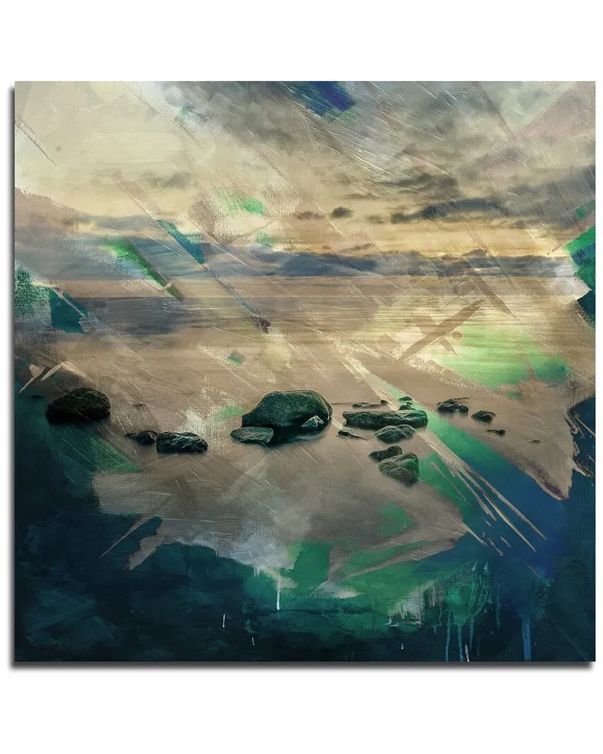 Stone Spa Wrapped Canvas Wall Art by Tristan Scott