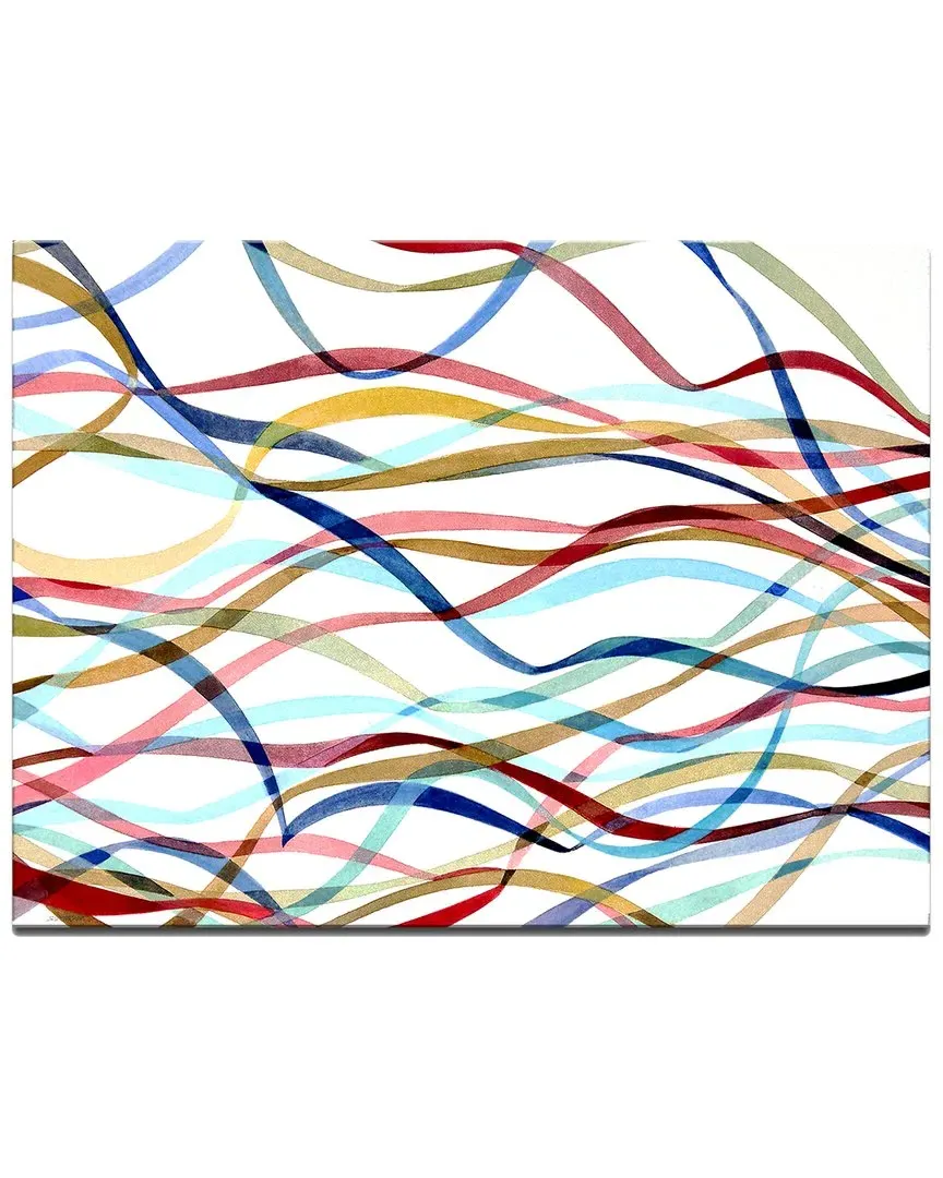 Streamers Wrapped Canvas Wall Art by Norman Wyatt