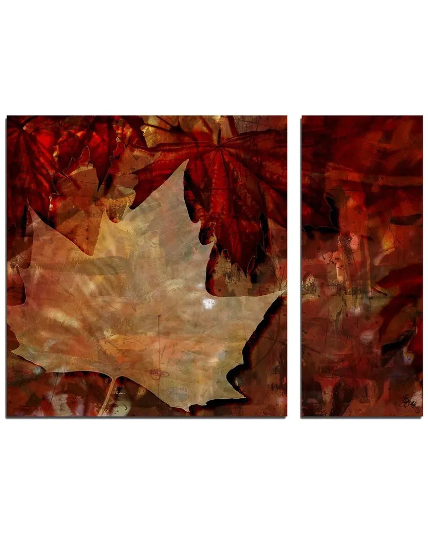 Tristan Scott Abstract Autumn 2pc Canvas Wall Art
