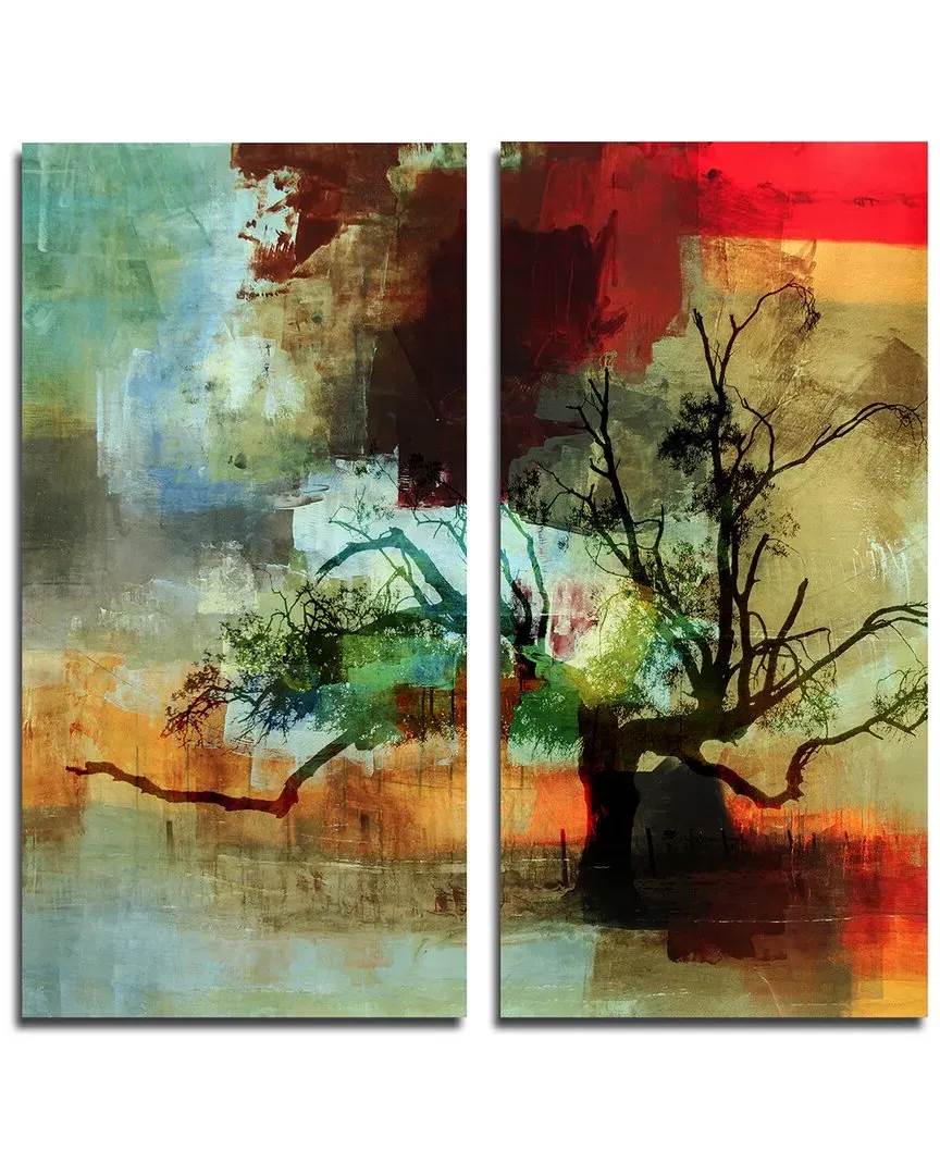 Tristan Scott Abstract Landscape I 2pc Canvas Wall Art