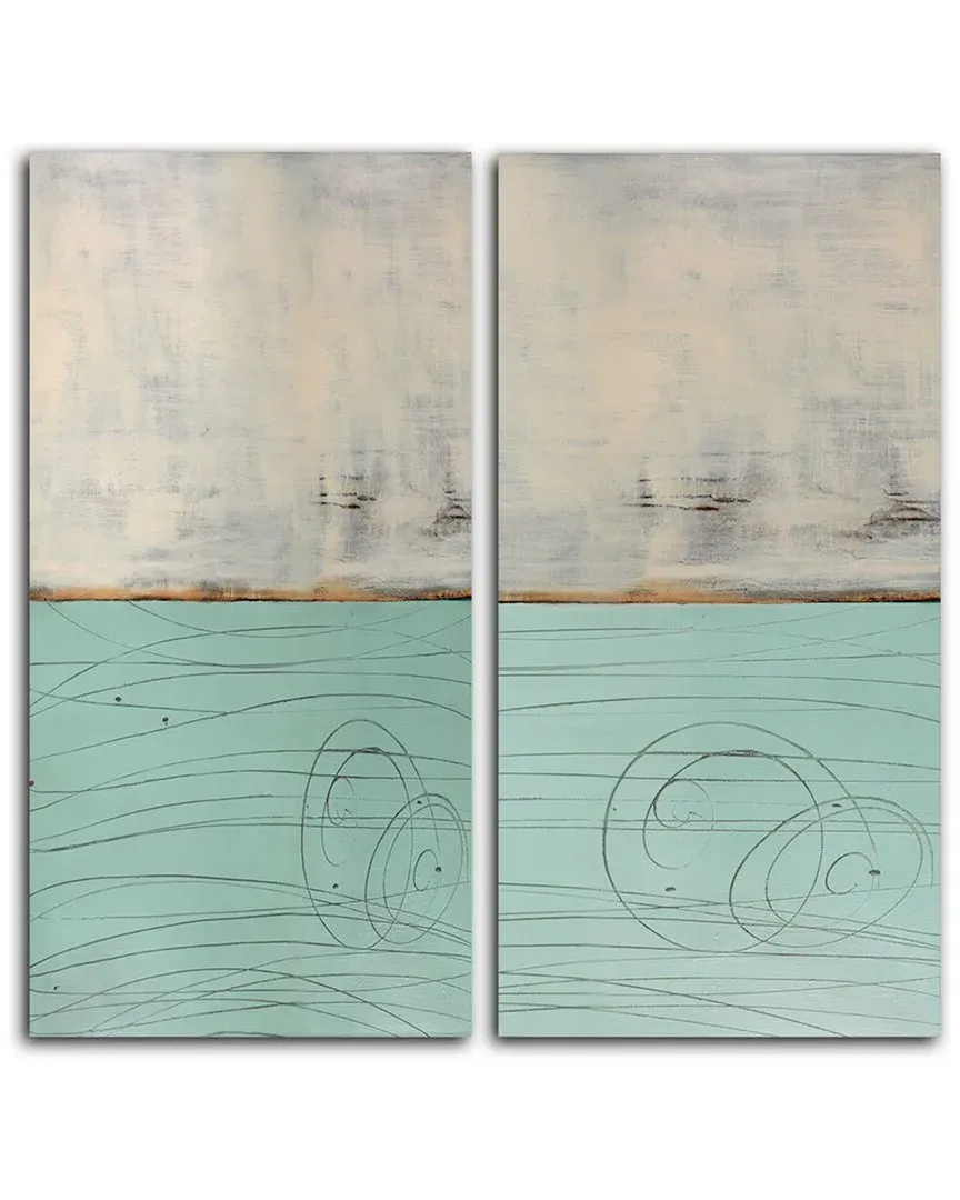 Tristan Scott Abstract LXXXVIII 2pc Canvas Wall Art