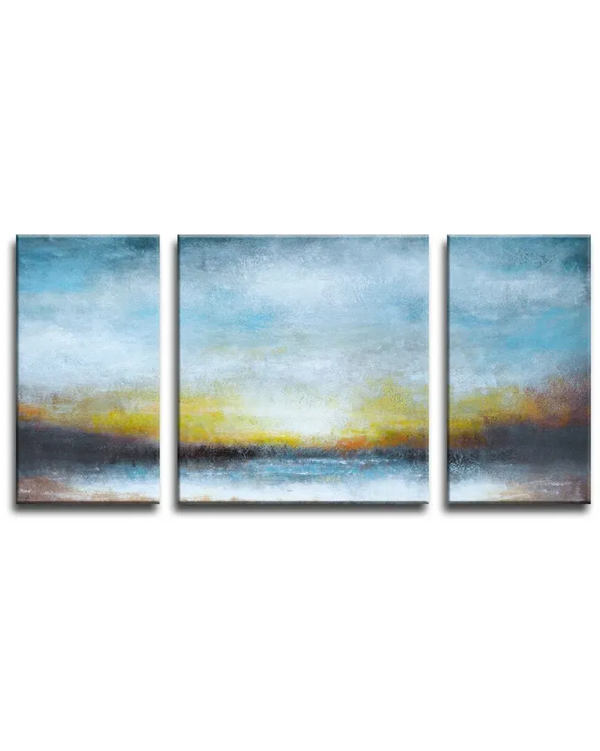 Twilight 3pc Canvas Wall Art by Norman Wyatt
