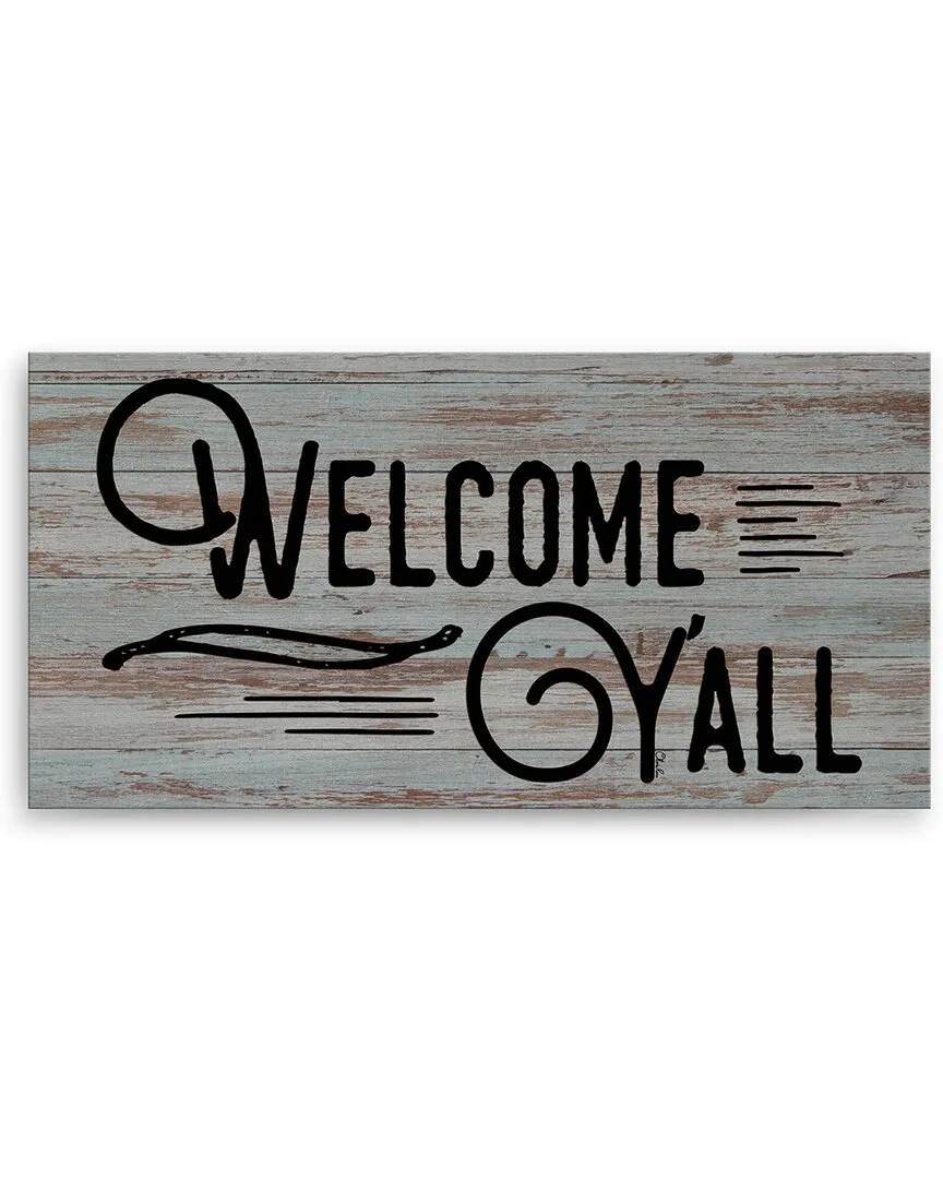 Welcome Yall Canvas Wall Art by Olivia Rose
