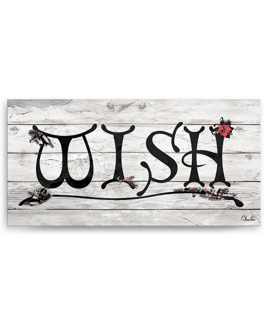 Wish Canvas Wall Art by Olivia Rose