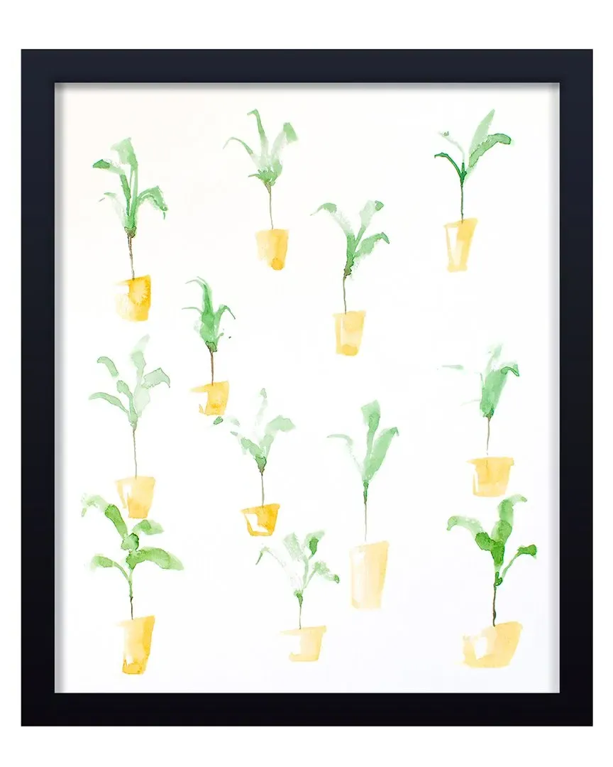 Yellow Pots Framed Print Wall Art image