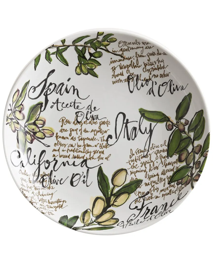 Rosanna Olive Oil Serving Bowl - Multicolor, Porcelain image