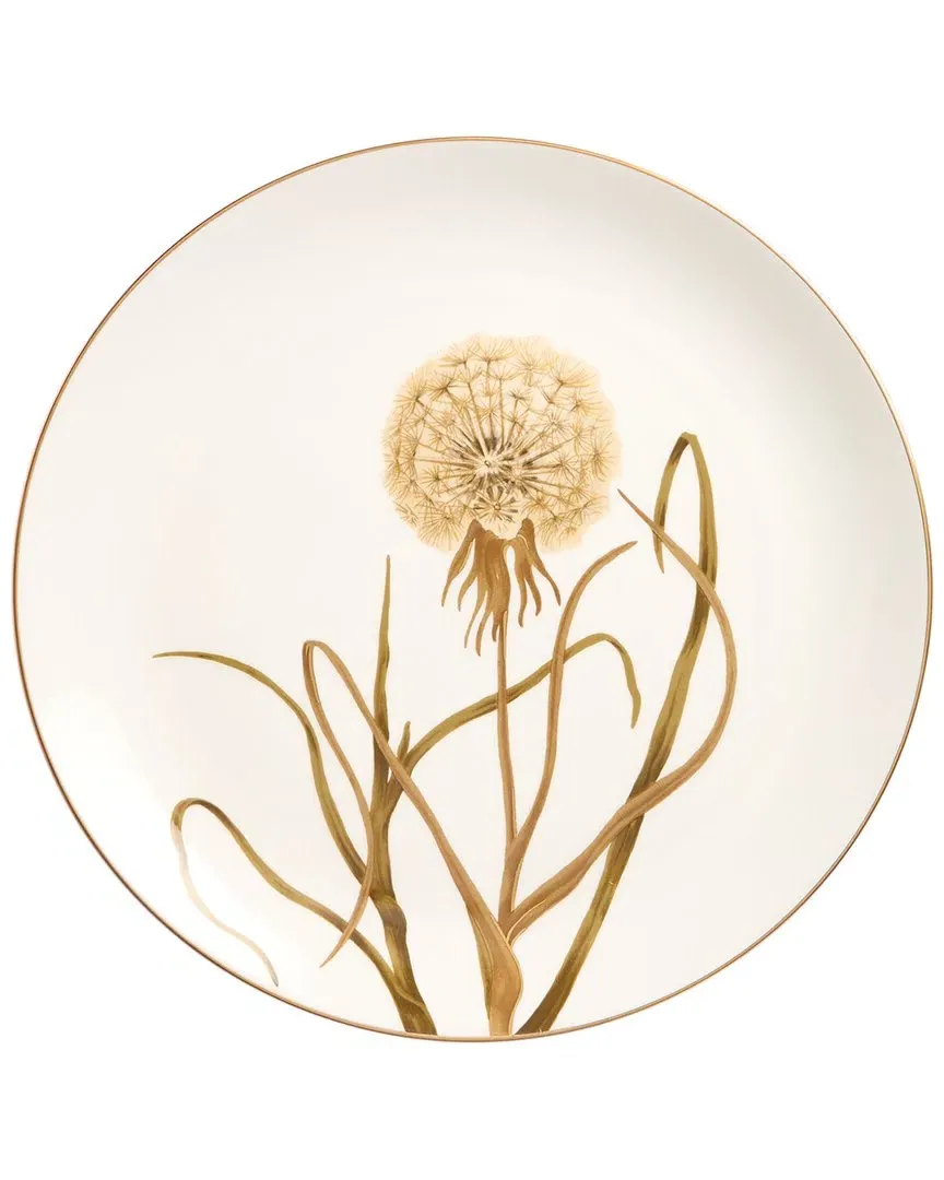Flora Dandelion Plate - Yellow, Porcelain image