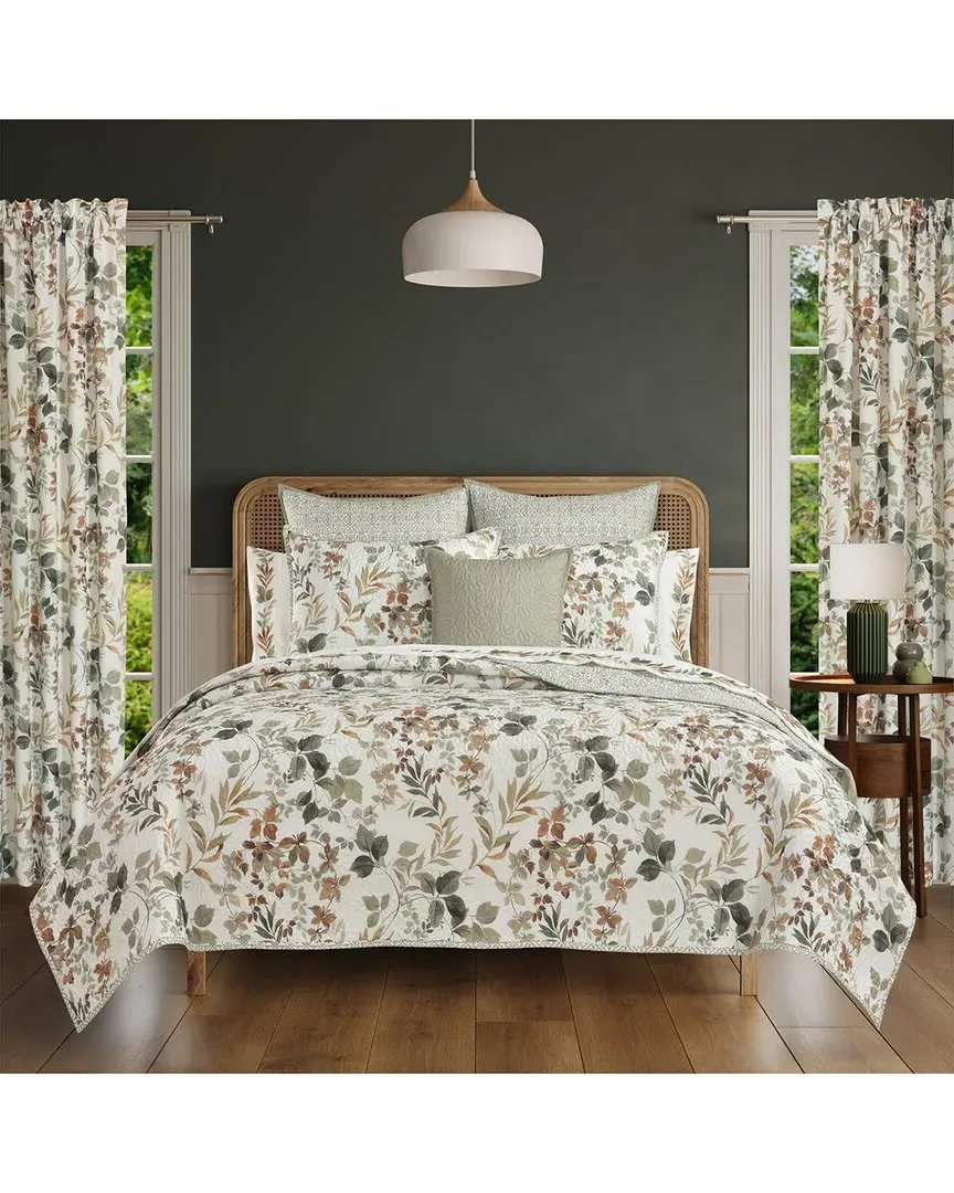 Evergreen Quilt Set - Sage, Polyester image