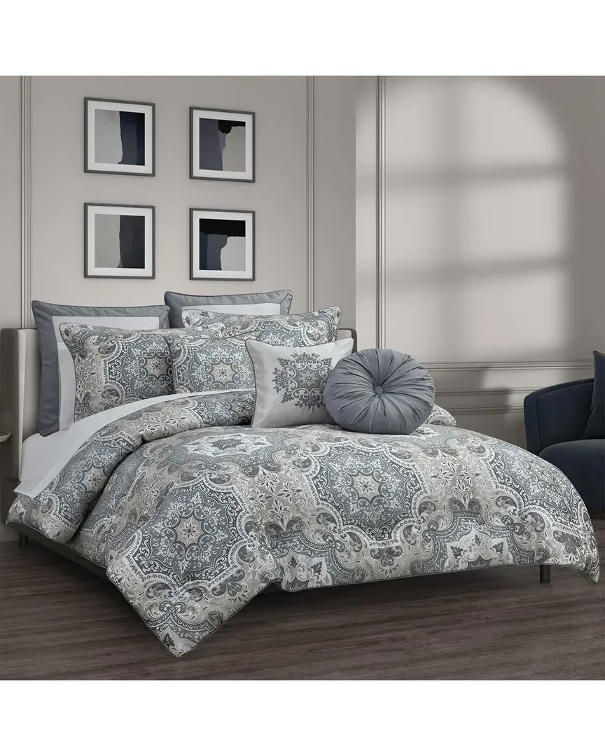 Lisbon Comforter Set - Slate, Polyester image