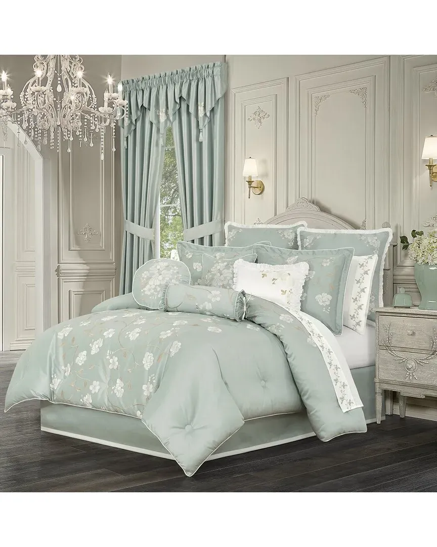 Spring Garden Comforter Set - Spa, Polyester image
