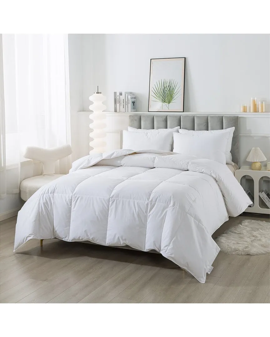 233 Thread Count All Season Down Comforter - White, Cotton image