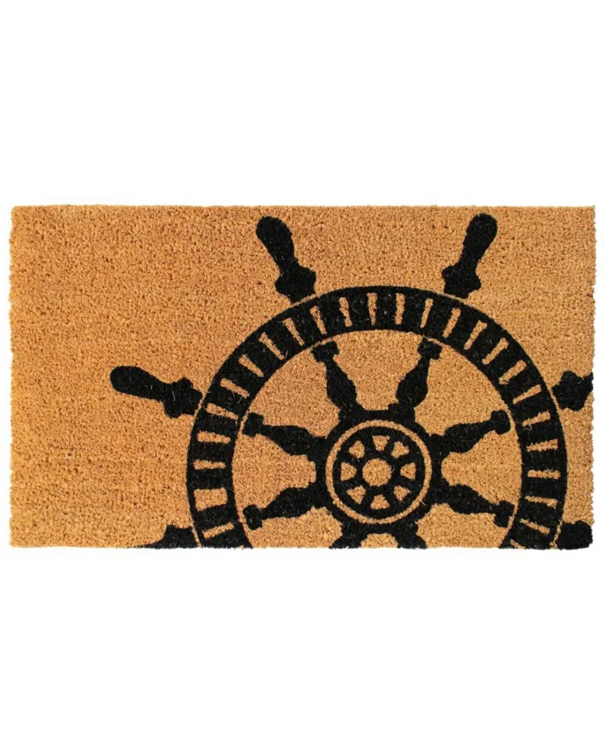 Natural Anchor Doormat - Natural, Coir image