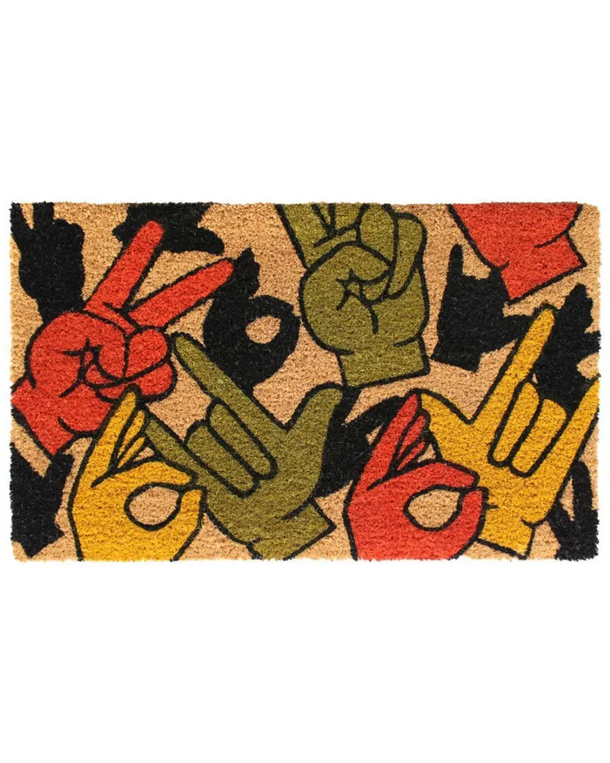 Natural Signs Doormat - Natural, Coir