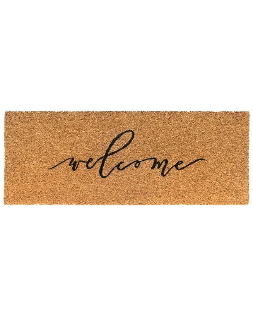 Scripty Doormat - Natural, Coir