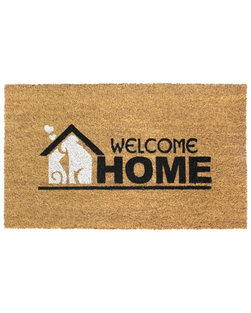 Welcome Doormat - Black, Coir