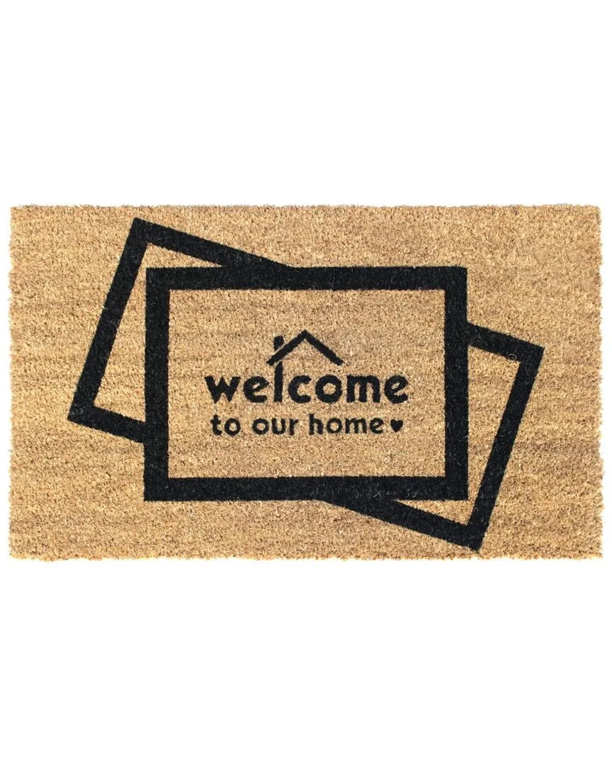 Welcome Doormat - Natural, Coir