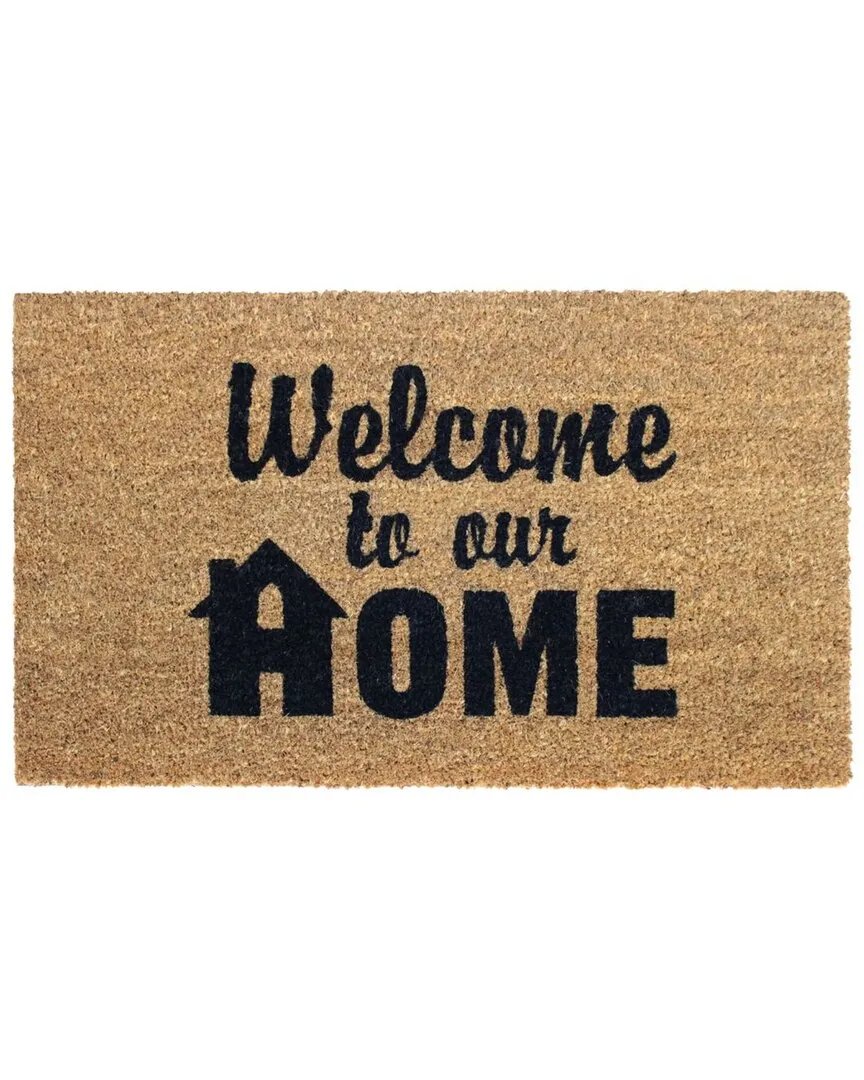 Welcome Doormat - Natural, Coir