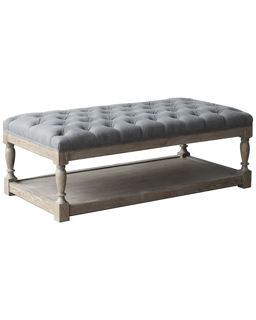 Pangea Home Athena Rectangular Coffee Table - Antique White