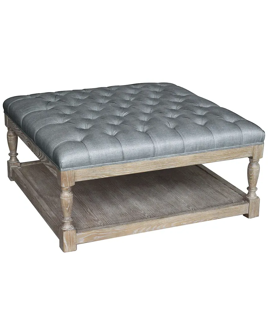 Pangea Home Athena Square Coffee Table - Antique White