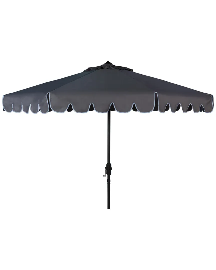 9-Foot Crank Outdoor Push Button Tilt Umbrella - Taupe image