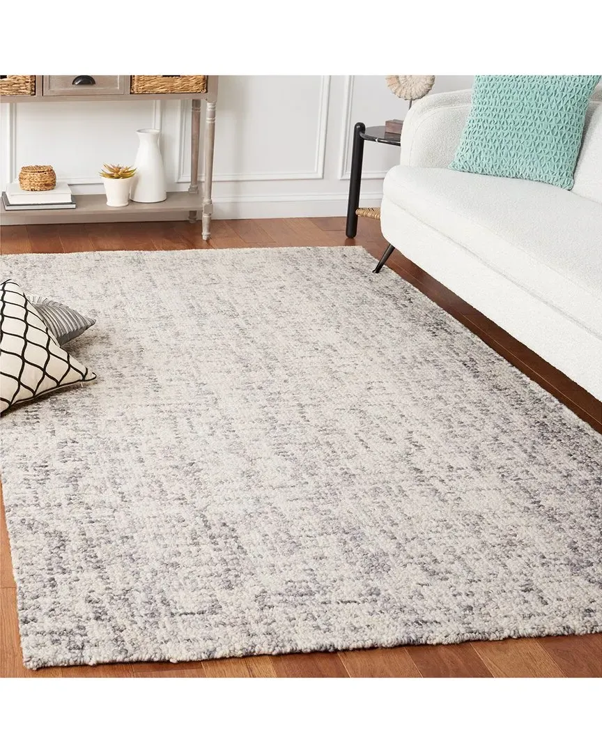 Abstract Cadell Hand-Tufted Rug - Grey, Wool