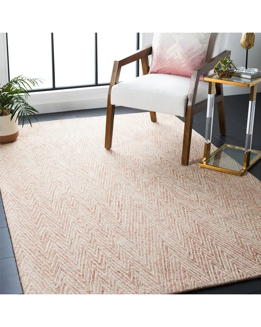 Abstract Claythread Hand-Tufted Rug - Ivory, Wool