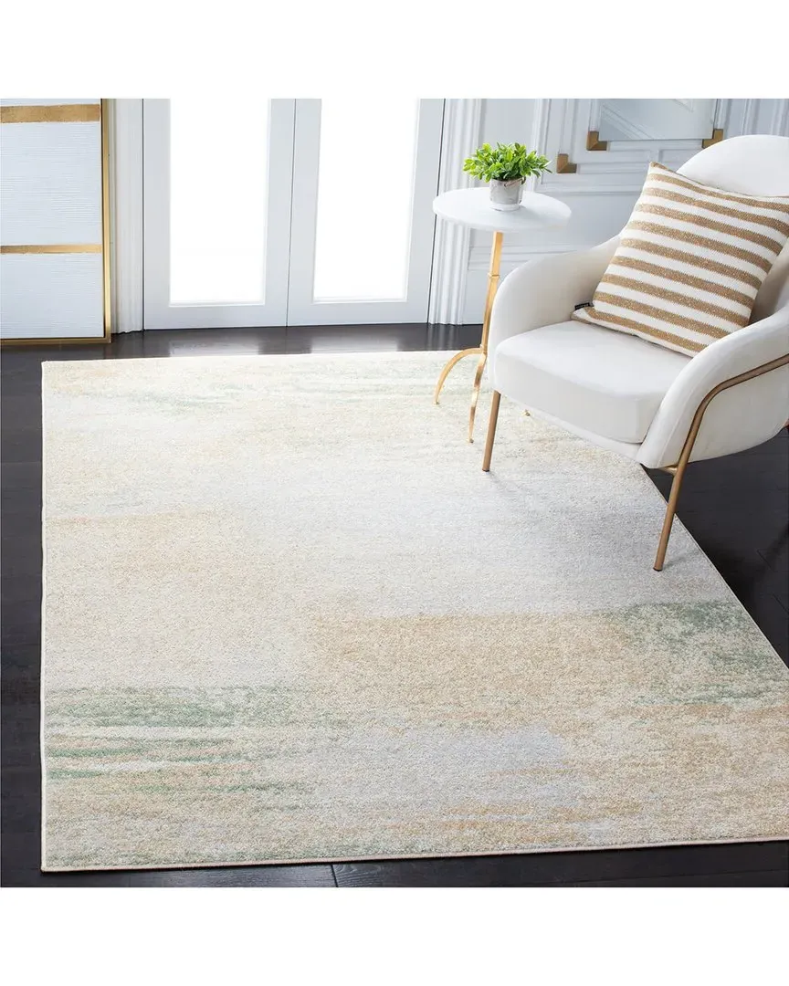 Adirondack Claybourne Power Loomed Rug - Ivory, Polypropylene