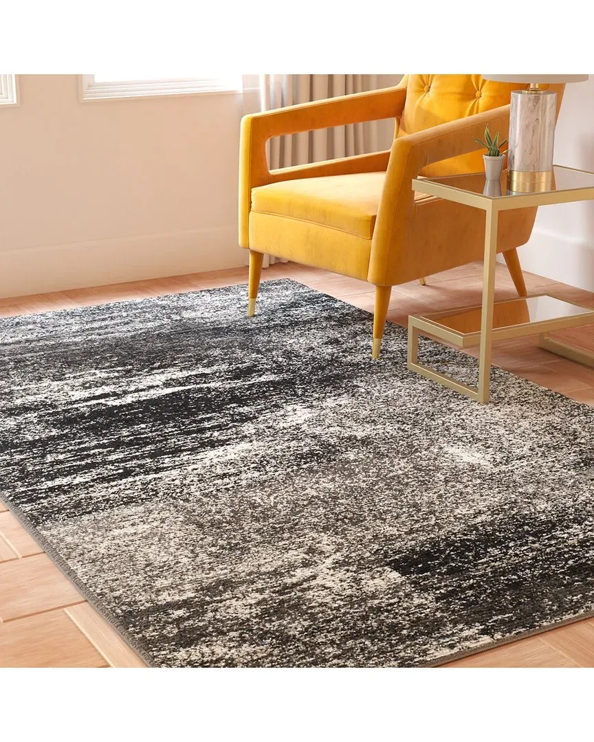 Adirondack Stonepath Power Loomed Rug - Silver, Polypropylene