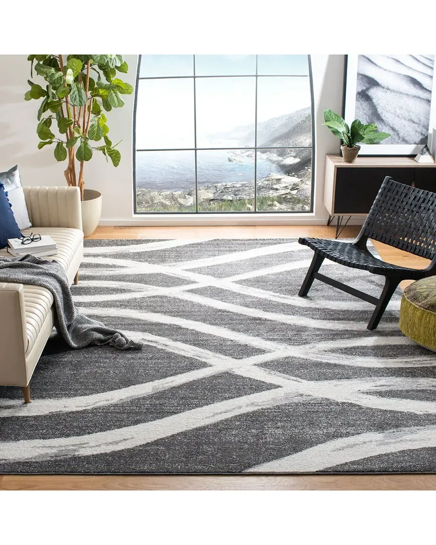 Adirondack Virelle Power Loomed Rug - Charcoal, Polypropylene