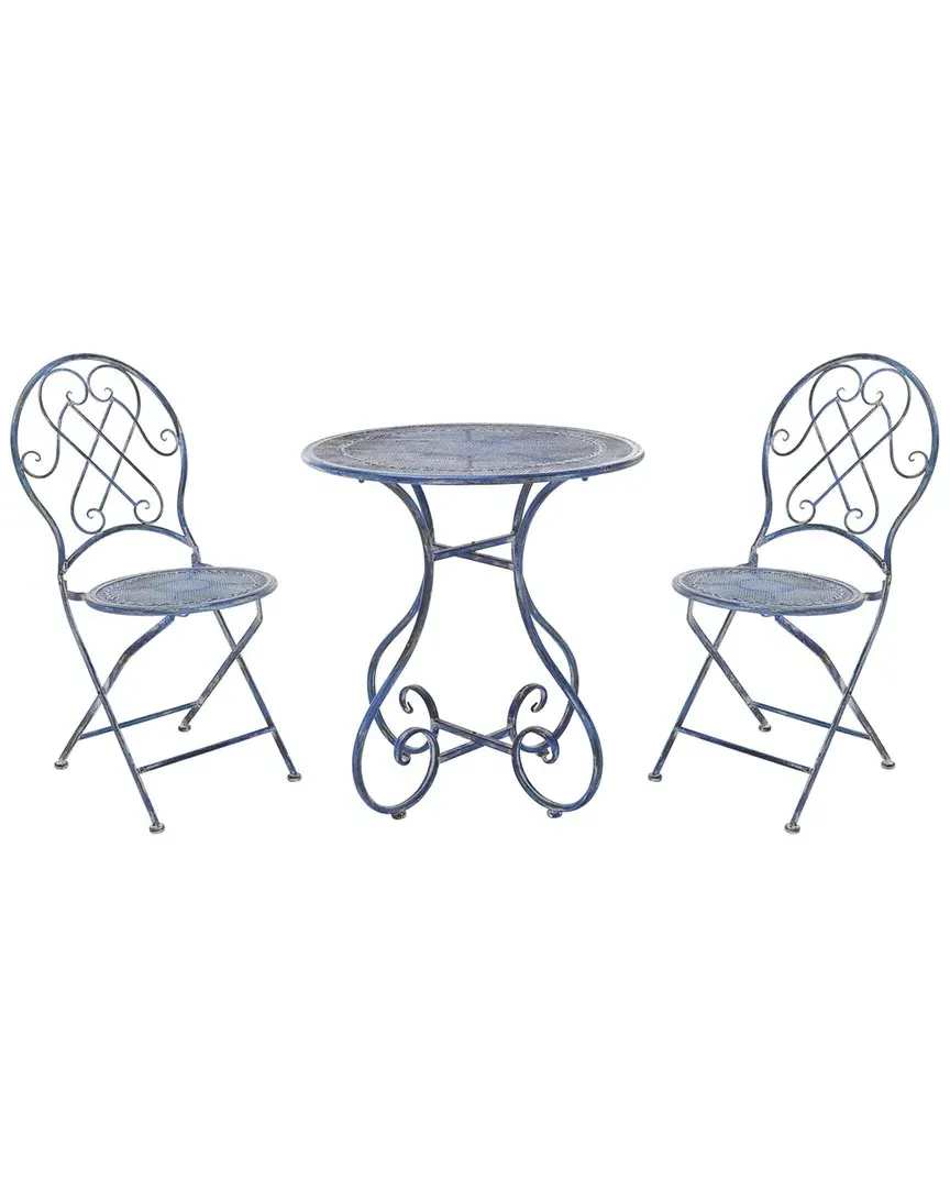 Adriel 3-Piece Bistro Set - Blue