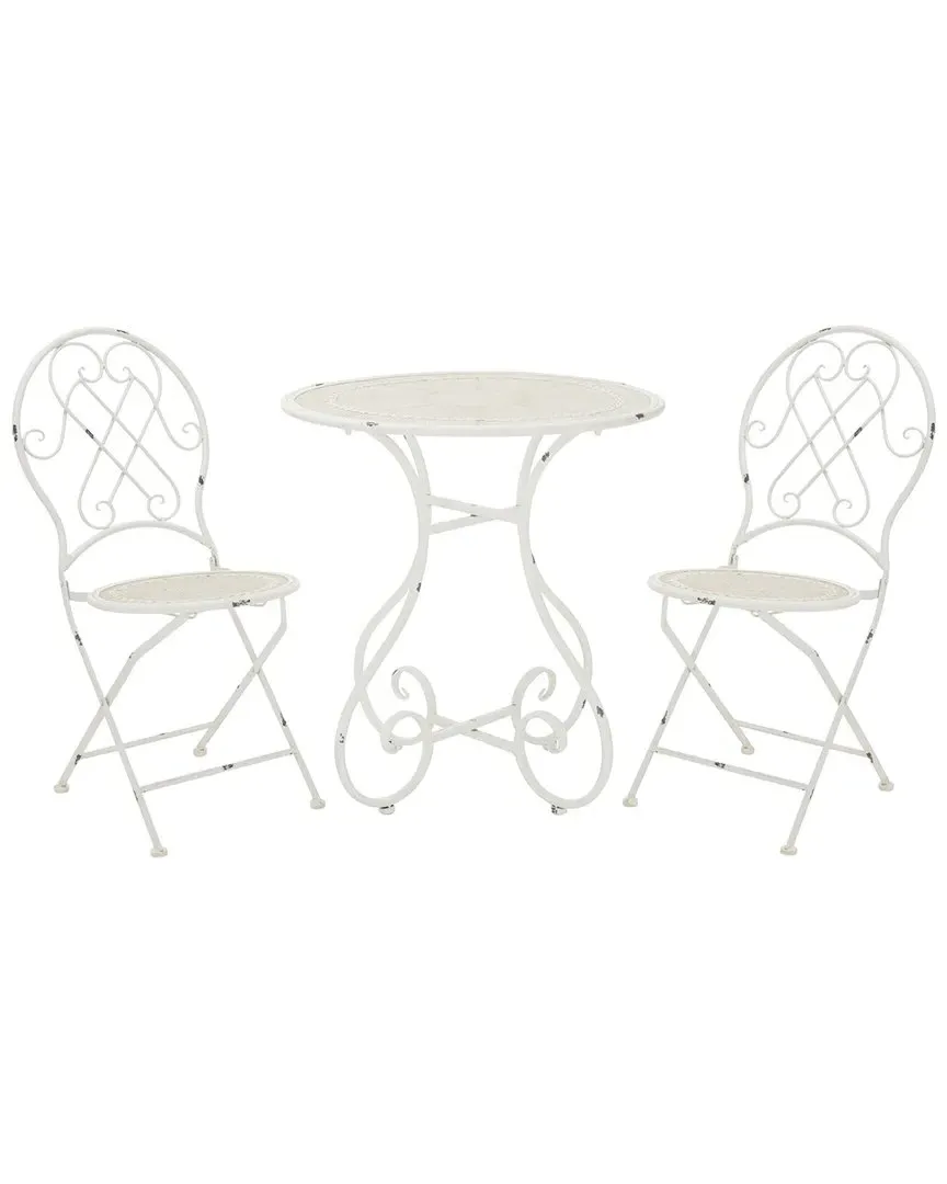 Adriel 3-Piece Bistro Set - White