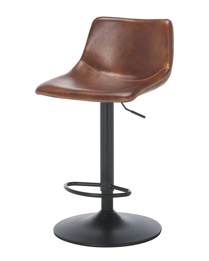Aelin Adjustable Bar Stool - Brown image