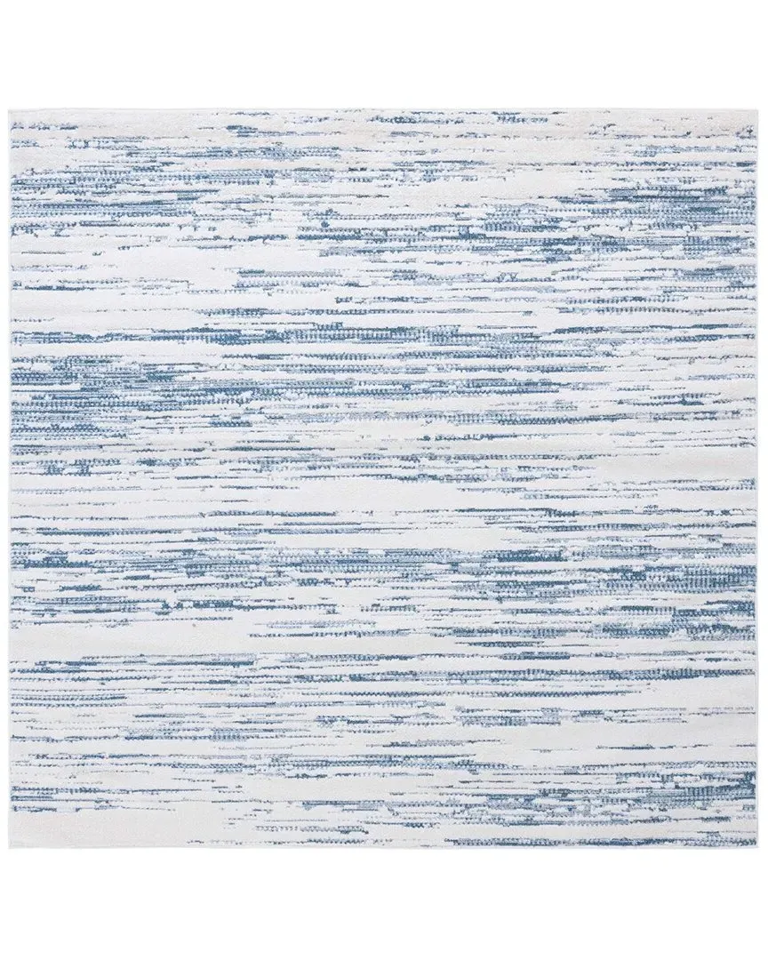 Alamo Area Rug - Blue, Polyester