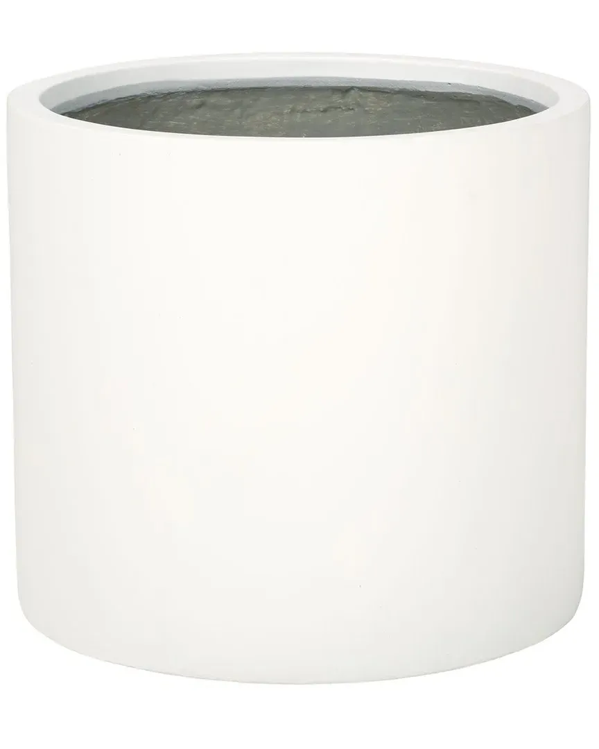 Alia Planter Pot - White, Concrete